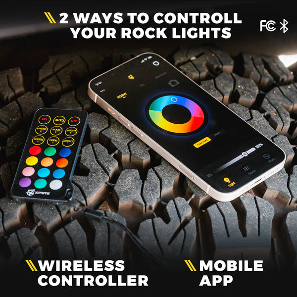 Multi-Color LED RGB Rock Lights