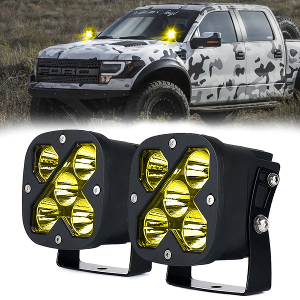 3" LED Light Pods | X-Beam Series