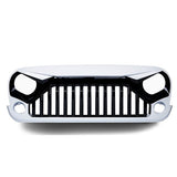 ZS-0085-WK Gladiator Painted Black and White Grille