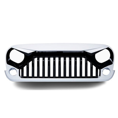 Xprite ZS-0085-WK Gladiator Painted Black and White Grille