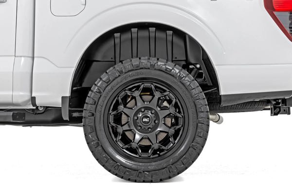 Rough Country 80 Series Wheel One-Piece | Semi Gloss Black | 20x10 | 6x135 | -19mm