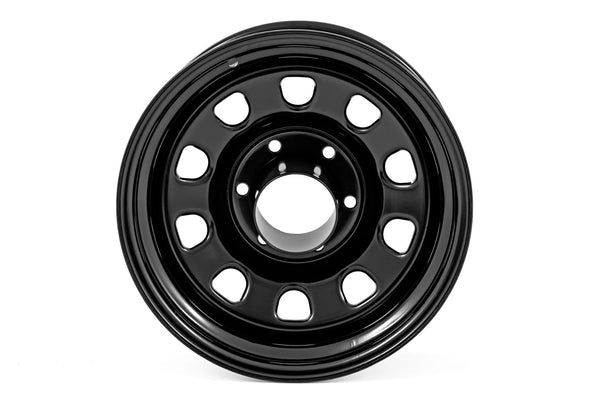 Steel Wheel Black | 15x10 | 6x5.5 | 4.25 Bore | -39
