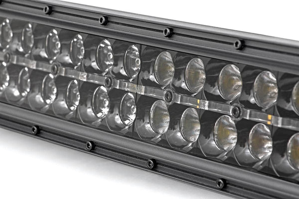 12 Inch Black Series LED Light Bar Dual Row | White DRL