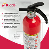 Kidde Multipurpose Home Fire Extinguisher, UL Rated 1-A:10-B:C, Model KD82-110ABC