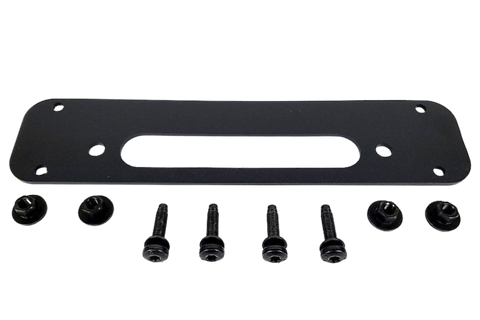 Winch Fairlead Center Adapter Plate for 15-18 Jeep Wrangler JK with 10th Anniversary Front Bumper