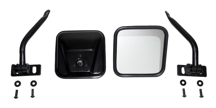 Crown Automotive RT30021 Quick Release Mirror Set for 76-18 Jeep CJ and Wrangler YJ, TJ, and JK