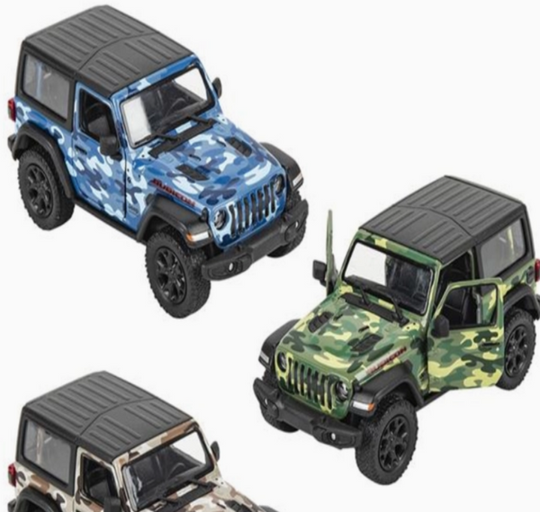 DIE-CAST 2018 JEEP WRANGLER CAMO HARD TOP