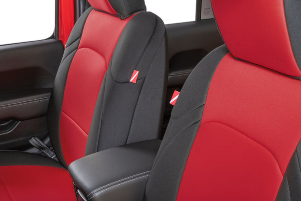 Diver Down Front and Rear Neoprene Seat Covers for 18-23 Jeep Wrangler JL Unlimited 4-Door With Armrest