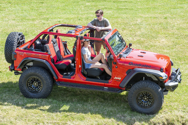 Diver Down Front and Rear Neoprene Seat Covers for 18-23 Jeep Wrangler JL Unlimited 4-Door With Armrest