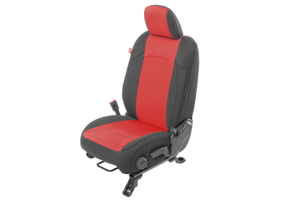 Diver Down Front and Rear Neoprene Seat Covers for 18-23 Jeep Wrangler JL Unlimited 4-Door With Armrest