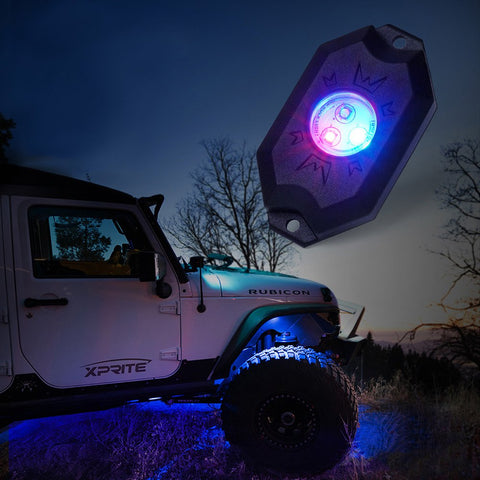 DL-RL-G3-6PC - Victory Series Remote Controlled Multico Rock Lights