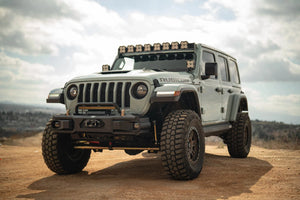 DV8 Offroad FBJL-13 OE Plus Front Bumper for 18-25 Jeep Wrangler JL & Gladiator JT