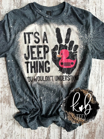 It's a Jeep Thing Bleached Tee