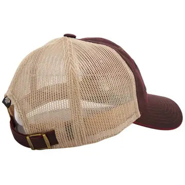 Hat - Jeep Coated Chino Twill Patch - Snazzberry/Khaki