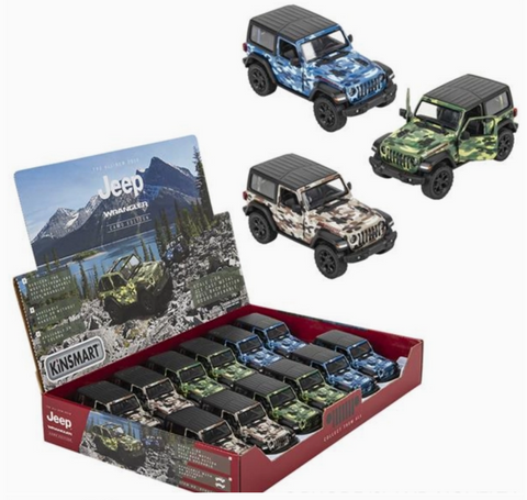 DIE-CAST 2018 JEEP WRANGLER CAMO HARD TOP