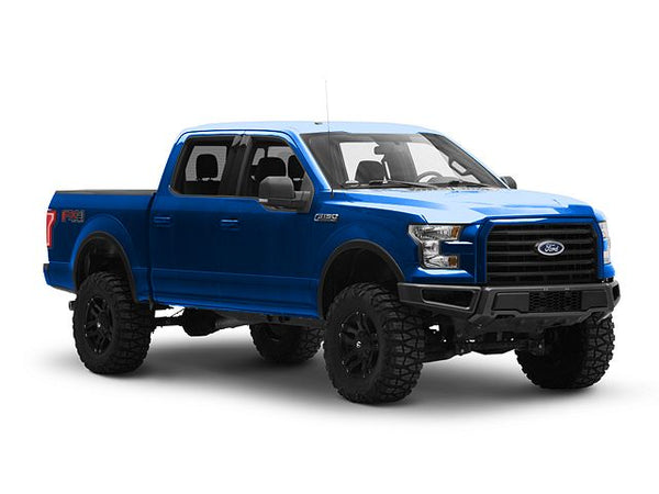 Raptor Style Front Bumper; Matte Gray (15-17 F-150, Excluding Raptor)