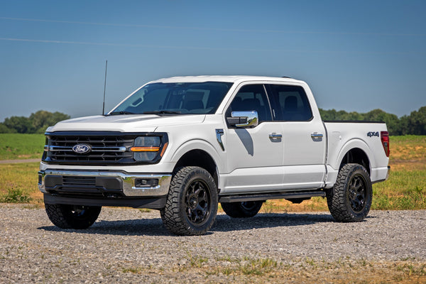 Rough Country 80 Series Wheel One-Piece | Semi Gloss Black | 20x10 | 6x135 | -19mm