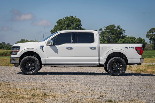 Rough Country 80 Series Wheel One-Piece | Semi Gloss Black | 20x10 | 6x135 | -19mm