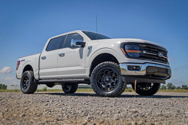 Rough Country 80 Series Wheel One-Piece | Semi Gloss Black | 20x10 | 6x135 | -19mm
