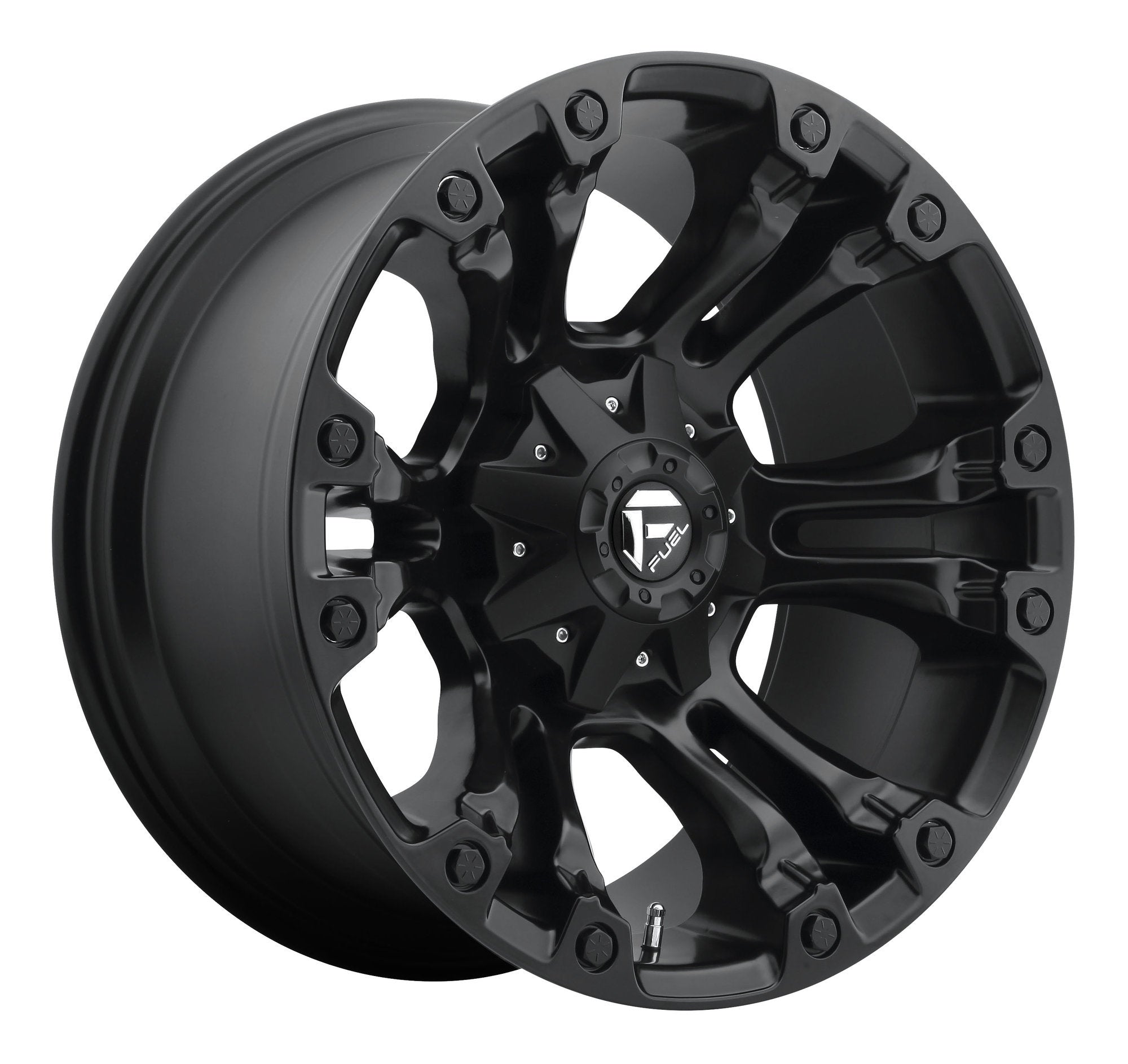 Fuel® Off-Road D560179026 Vapor Wheel In 17x9 with 4.50in Backspace Matte Black for 07-25 Jeep Wrangler JK, JL, & Gladiator JT