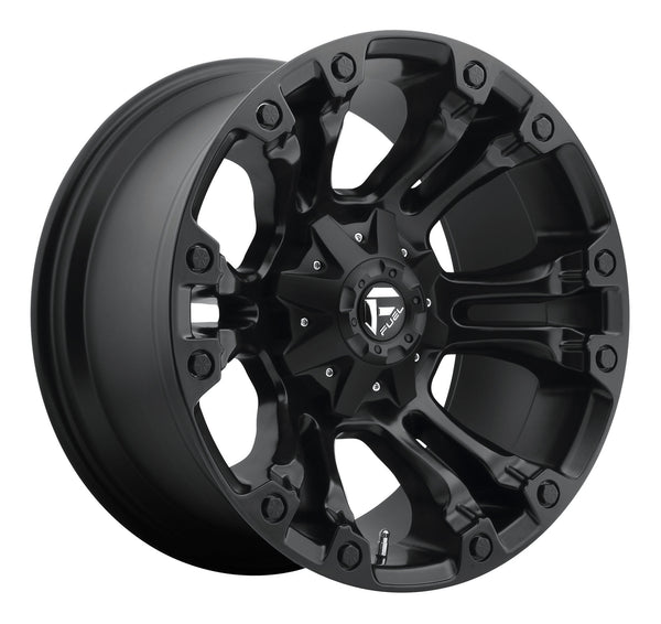 Fuel® Off-Road D560179026 Vapor Wheel In 17x9 with 4.50in Backspace Matte Black for 07-25 Jeep Wrangler JK, JL, & Gladiator JT