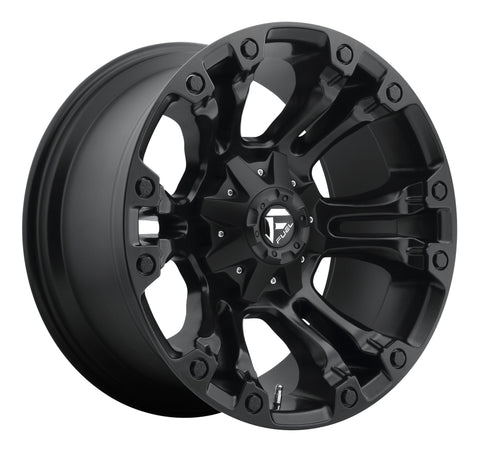 Fuel® Off-Road D560179026 Vapor Wheel In 17x9 with 4.50in Backspace Matte Black for 07-25 Jeep Wrangler JK, JL, & Gladiator JT