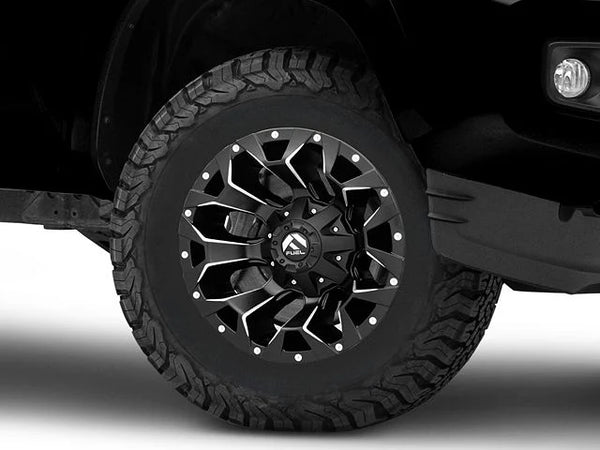 Fuel Wheels Assault Satin Black Milled 6-Lug Wheel; 17x9; -12mm Offset (16-23 Tacoma)