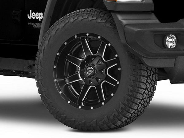 Fuel® Off-Road D53817902650 Maverick Wheel In Matte Black with Machined Accents 17x9 with 5.0in Backspace for 07-24 Jeep Wrangler JK, JL, & Gladiator JT