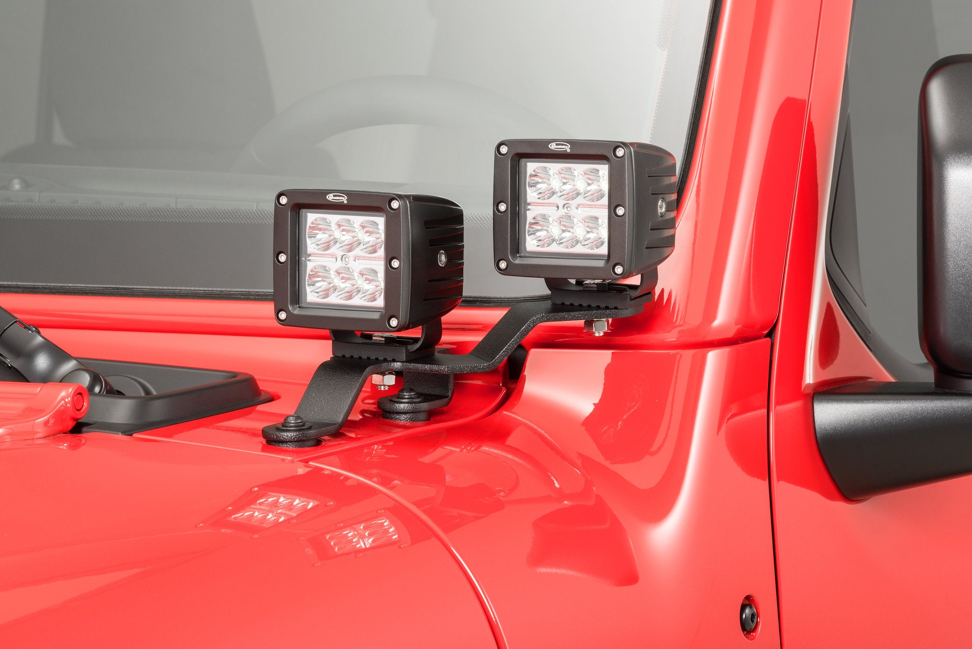 Go Rhino 730231T Windshield Cowl Mount Kit for 18-23 Jeep Wrangler JL Unlimited & Gladiator JT