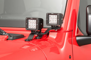 Go Rhino 730231T Windshield Cowl Mount Kit for 18-23 Jeep Wrangler JL Unlimited & Gladiator JT