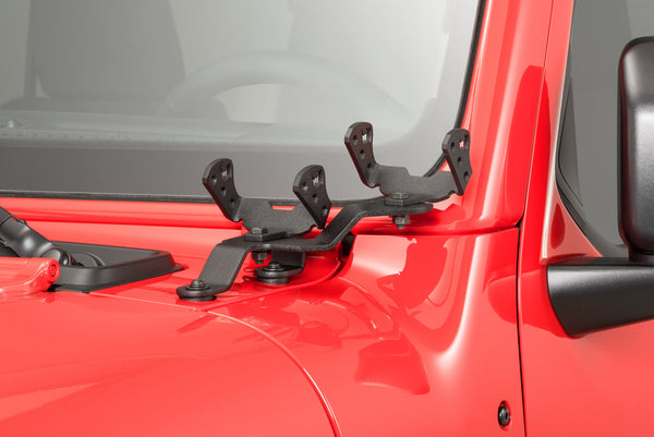 Go Rhino 730231T Windshield Cowl Mount Kit for 18-23 Jeep Wrangler JL Unlimited & Gladiator JT