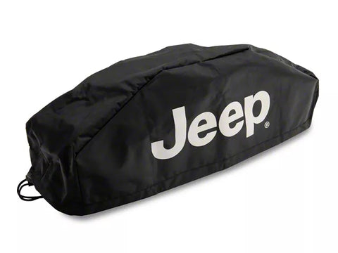 Jeep Licensed by RedRock Winch Cover with Jeep Logo