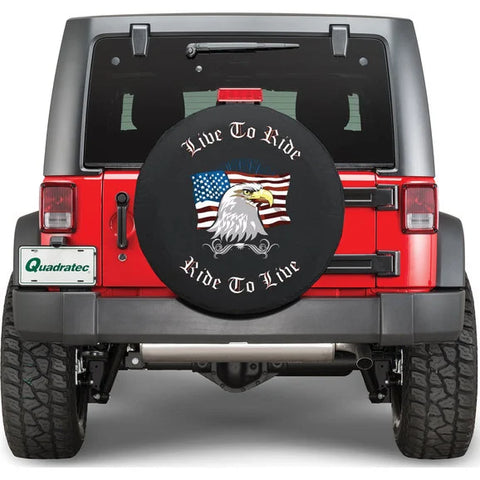 Live To Ride Tire Cover