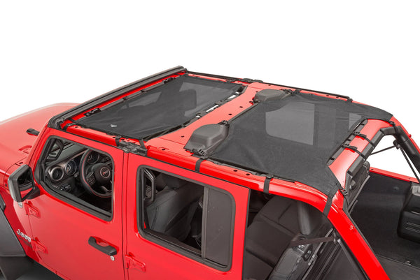 MasterTop ShadeMaker Freedom Mesh Bimini Top Plus for 18-23 Jeep