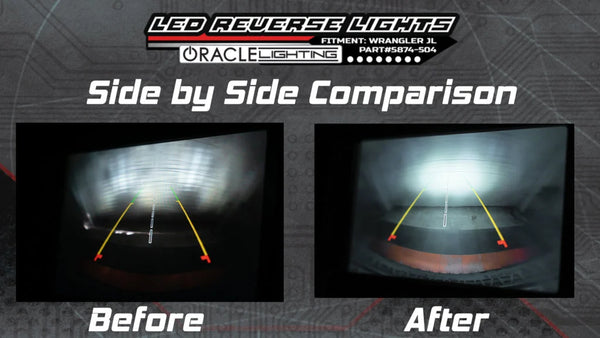 Oracle Lighting 5874-504 Rear Bumper LED Reverse Lights for 18-25 Jeep Wrangler JL