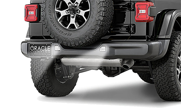 Oracle Lighting 5874-504 Rear Bumper LED Reverse Lights for 18-25 Jeep Wrangler JL