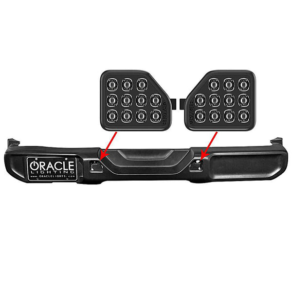 Oracle Lighting 5874-504 Rear Bumper LED Reverse Lights for 18-25 Jeep Wrangler JL