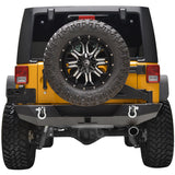 Paramount Automotive 51-0395 Rear Bumper with Tire Carrier for 07-18 Jeep Wrangler JK