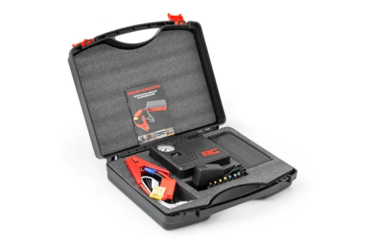 BATTERY JUMPER AND AIR COMPRESSOR COMBO