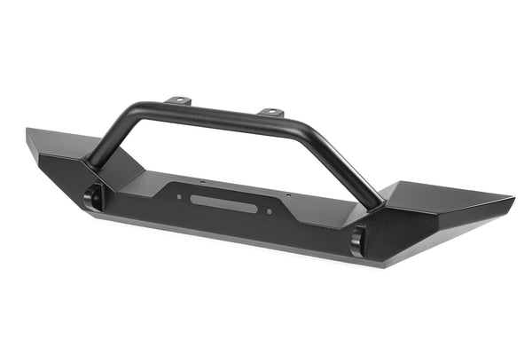 TACTIK Winch Ready Front Bumper with Hoop & D-Rings for 97-06 Jeep Wrangler TJ & Unlimited