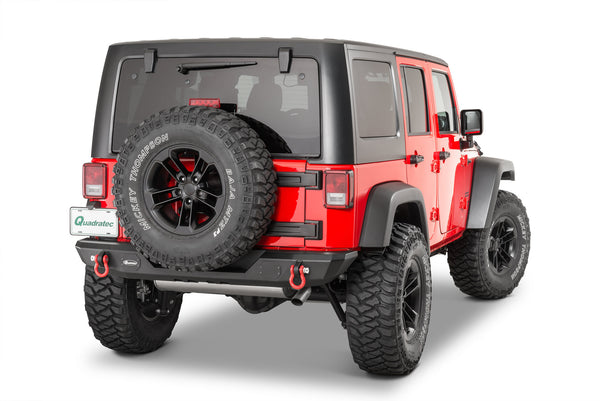 Mid Width Rear Bumper Without Lights for 07-18 Jeep Wrangler JK