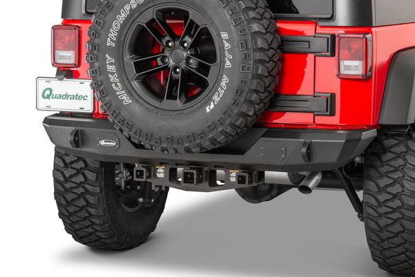 Mid Width Rear Bumper Without Lights for 07-18 Jeep Wrangler JK