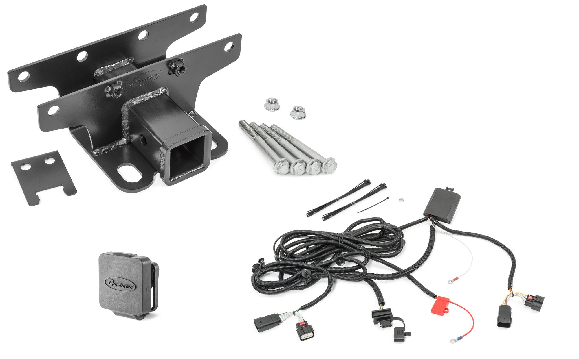 Premium 2"Hitch with Wiring Harness & Hitch Plug for 18-25 Jeep Wrangler JL