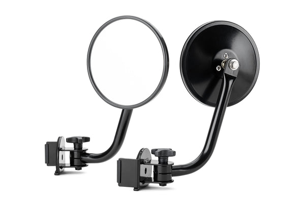 Quick Release Mirrors with Round Head for 18-24 Jeep Wrangler JL & Gladiator JT