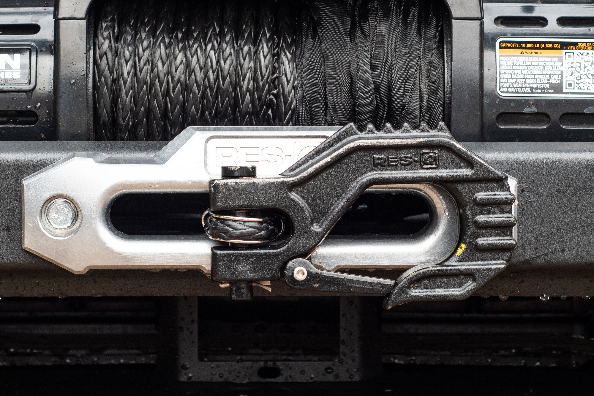 Quadratec RES-Q 12,000 lb Forged Winch Hook
