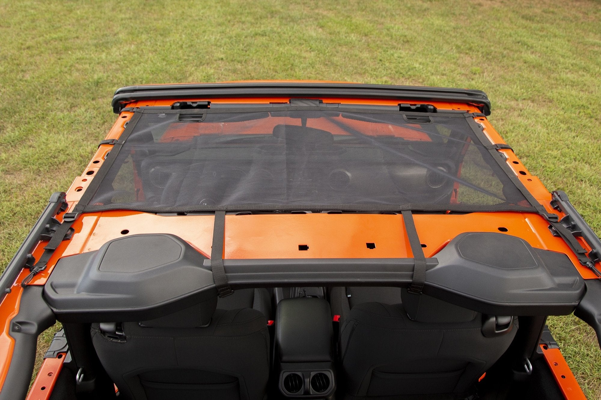 Rugged Ridge 13579.74 Front Eclipse Mesh Sun Shade for 18-23 Jeep Wrangler JL 2-Door
