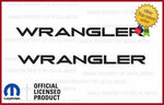 2x 1997-2006 Jeep WRANGLER fender logo TJ side decals stickers Matte Black SJ3Y2