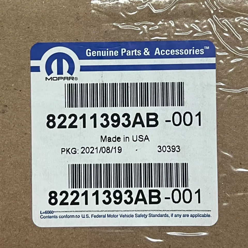 New OEM Mopar DODGE RAM 1500 2500 Chrome Aluminum Fuel Filler Door 82211393AB