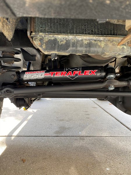 Teraflex 1513001 9550 VSS Steering Stabilizer for 97-18 Jeep Wrangler TJ & JK