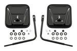 TACTIK Q1SQ Adventure Side Mirrors Square Mirrors - for 76-23 Jeep Wrangler JL, JK, TJ, YJ, CJ & Gladiator JT